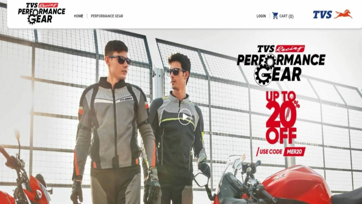 TVS Performance gear offer