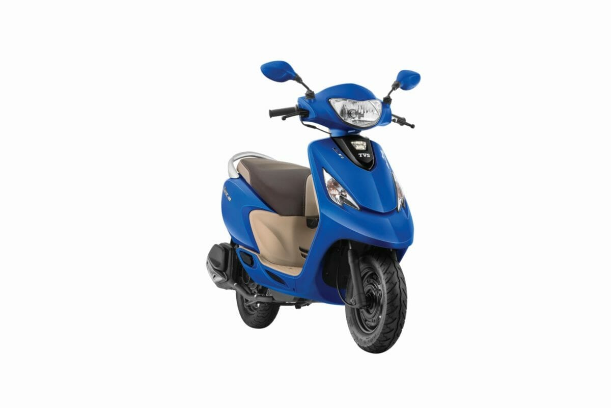 TVS Zest 110 Blue 1