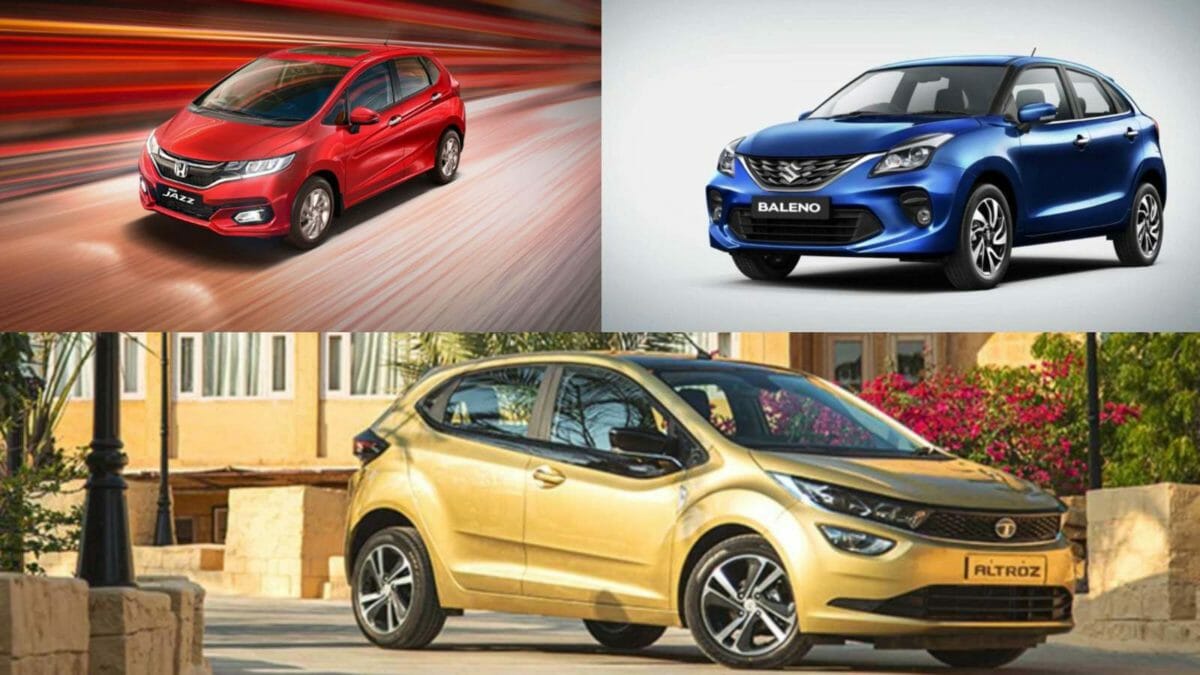 Honda Jazz vs Baleno vs Tata Altroz