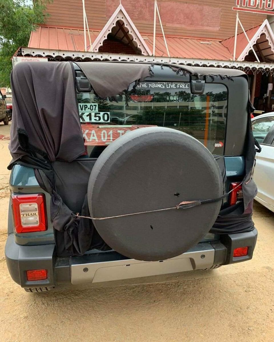 2020 Mahindra Thar Rear (1)