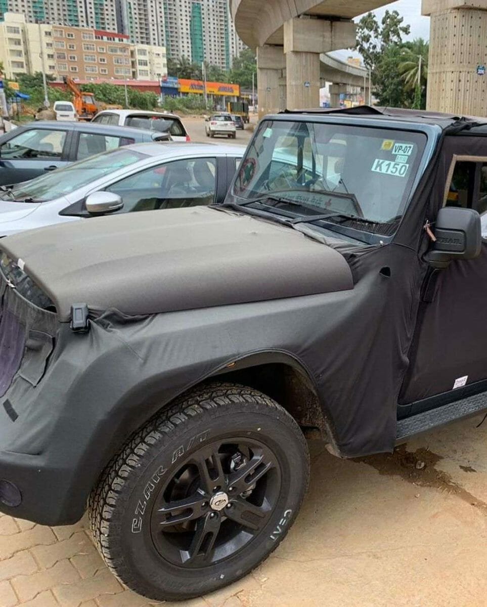 2020 Mahindra Thar front section