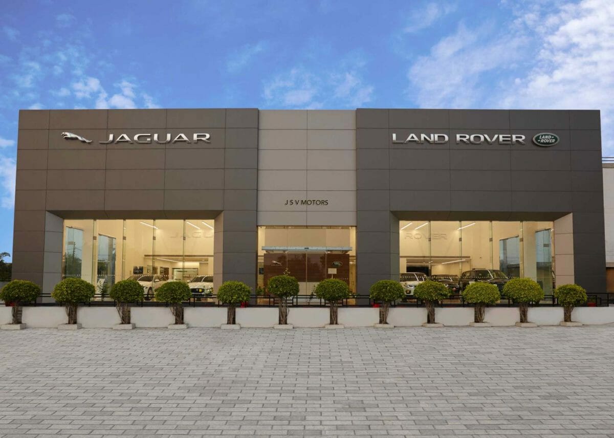 Jaguar land rover new retail facility