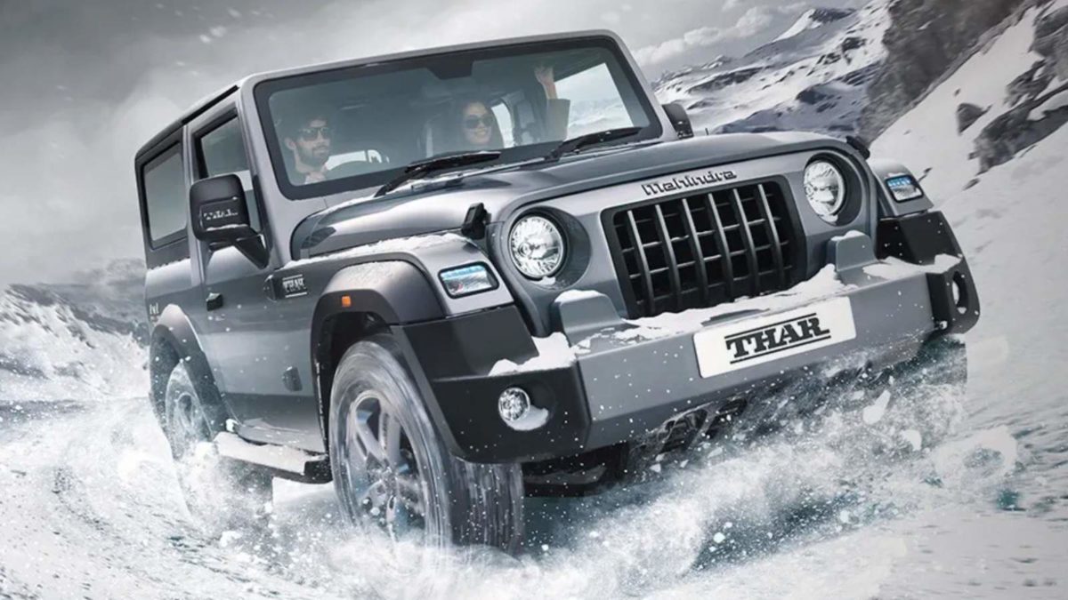 New Mahindra Thar Snow