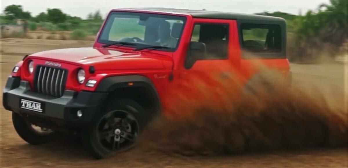 New Mahindra Thar off road