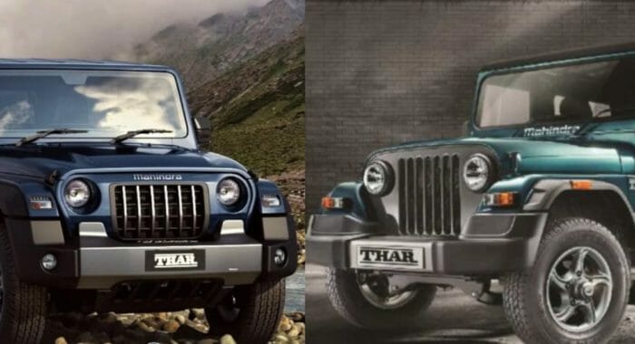 Specs Comparison New Mahindra Thar Vs Old Mahindra Thar Motoroids