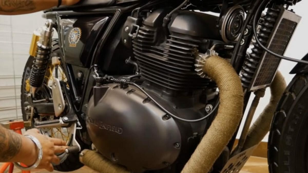 Royal Enfield continental gt 650 modfied engine