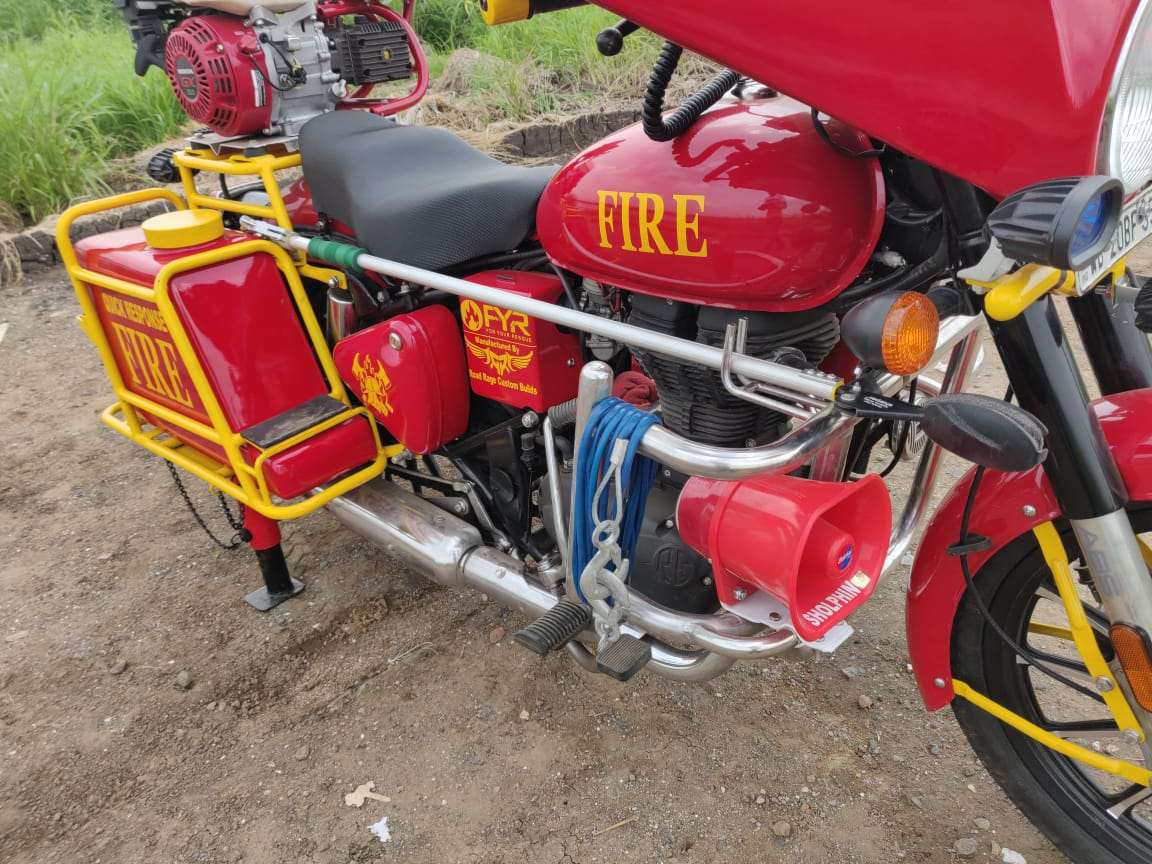 Fire Fighting Bike Royal Enfield Bullet 350 (9)