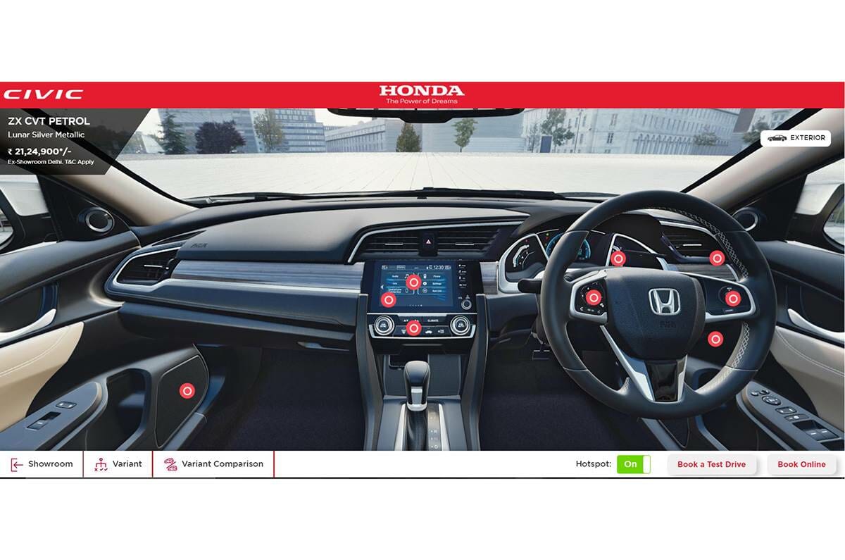 Honda Virtual Showroom 3