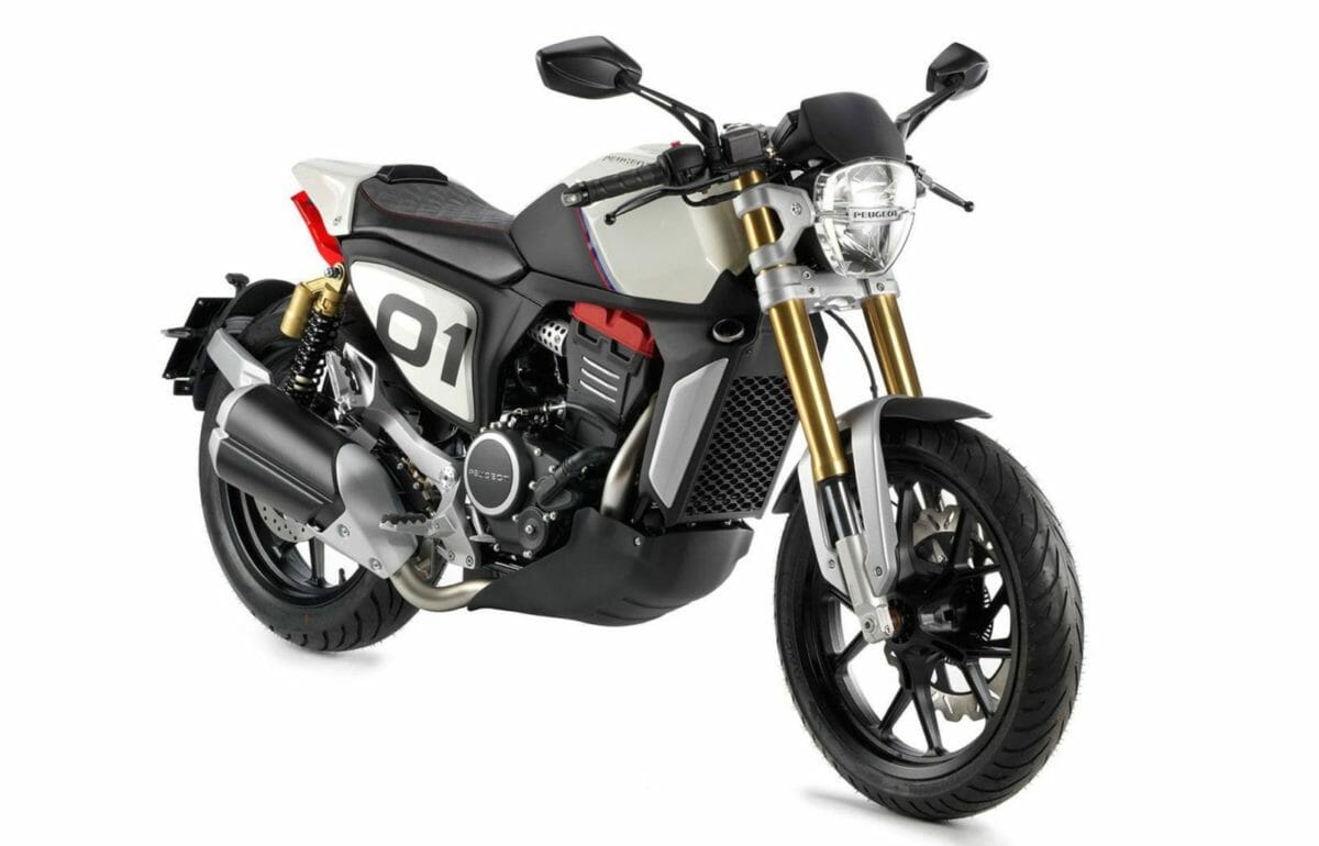 Peugeot P2X cafe racer (1) Peugeot P2X cafe racer