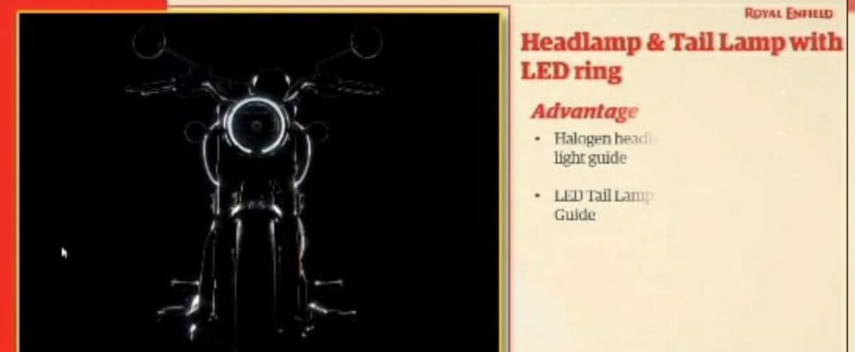 Royal Enfield Meteor 350 Headlight