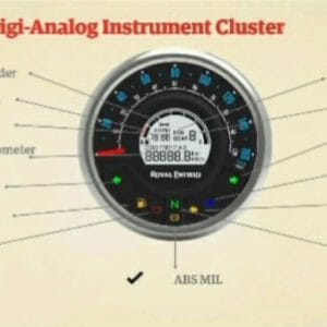 Royal Enfield Meteor  Instrument Cluster