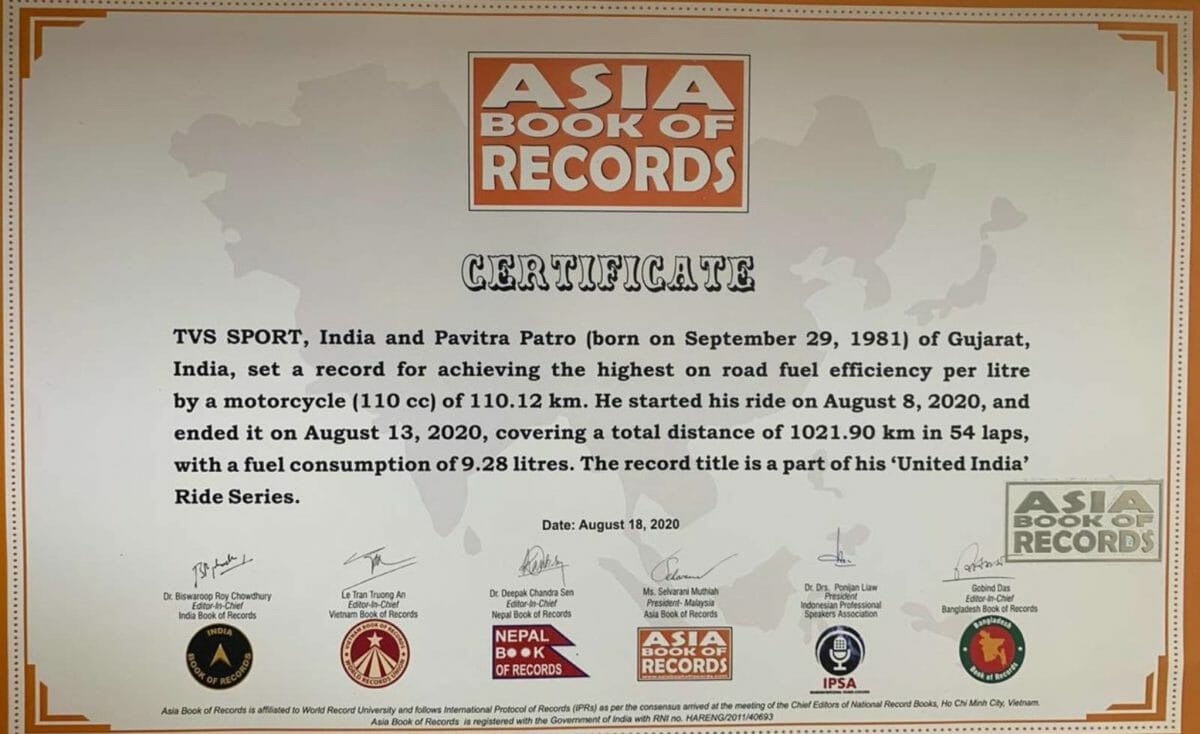 TVS Sport record (1)