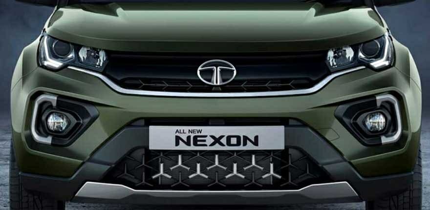 Tata Nexon Tri arrow grille