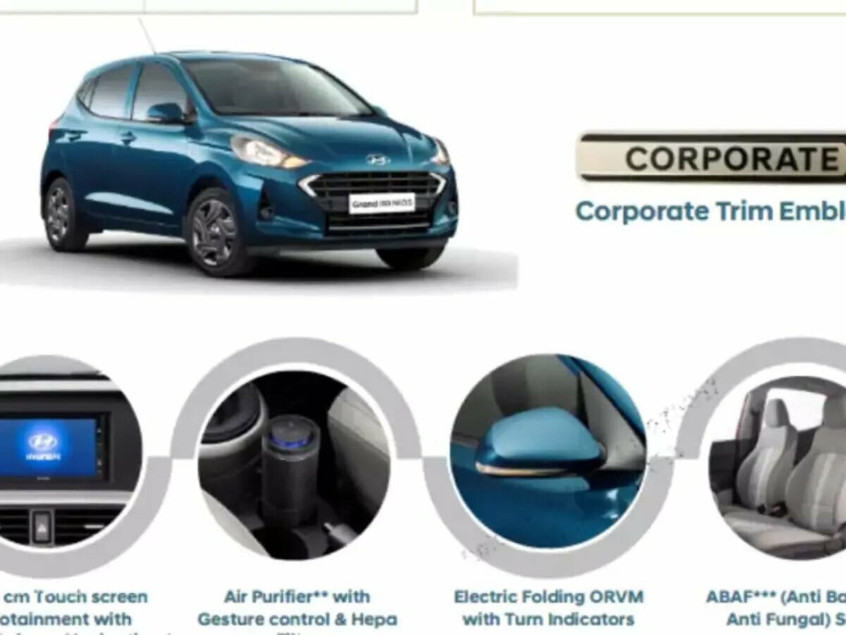 Hyundai i10 NIOS corporate edition feature