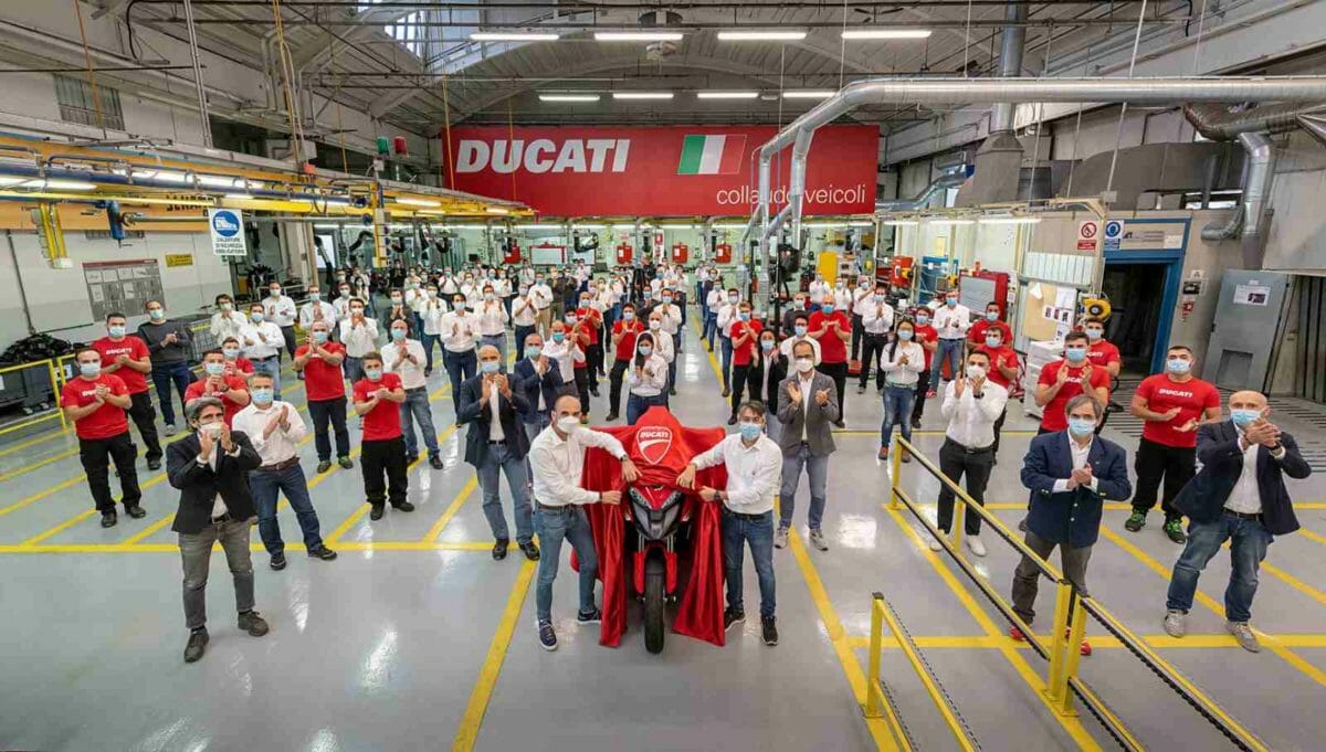 New Ducati Multistrada V development team