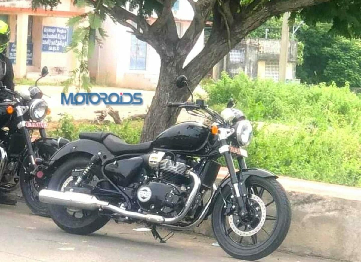 Royal enfield 650cc cruiser spied