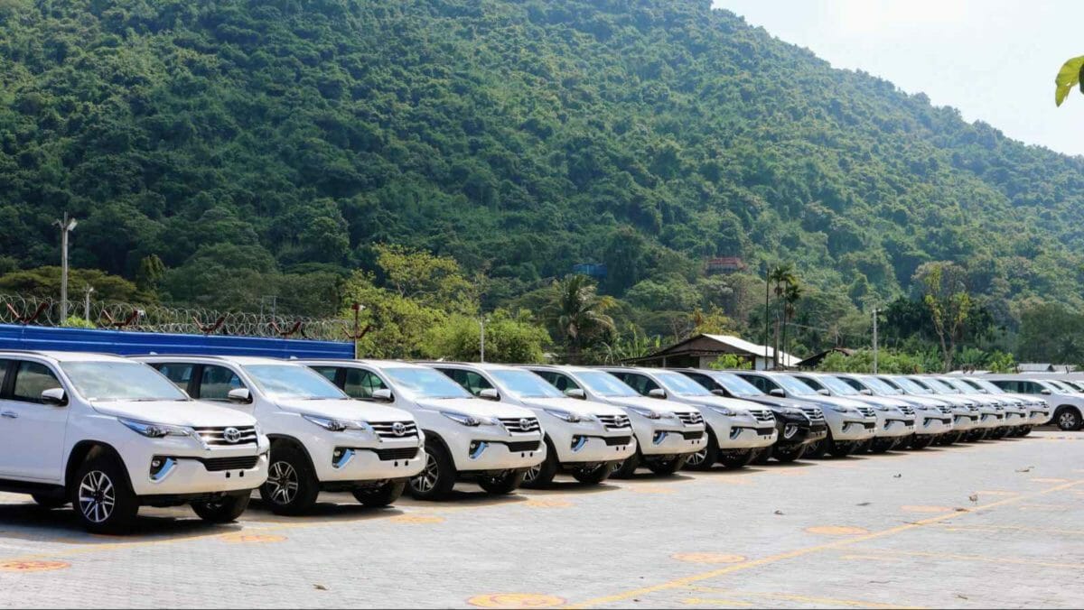 Toyota Regional Stockyard in Guwahati.