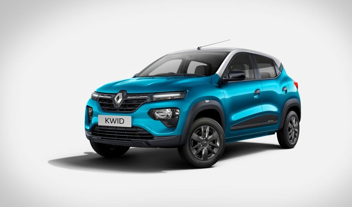 Renault Kwid Neotech Zanskar blue & Moonlight Silver car 2 (1)