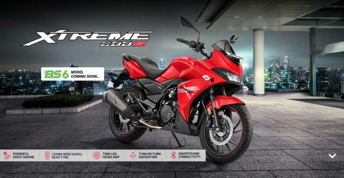 bs6 hero xtreme 200s