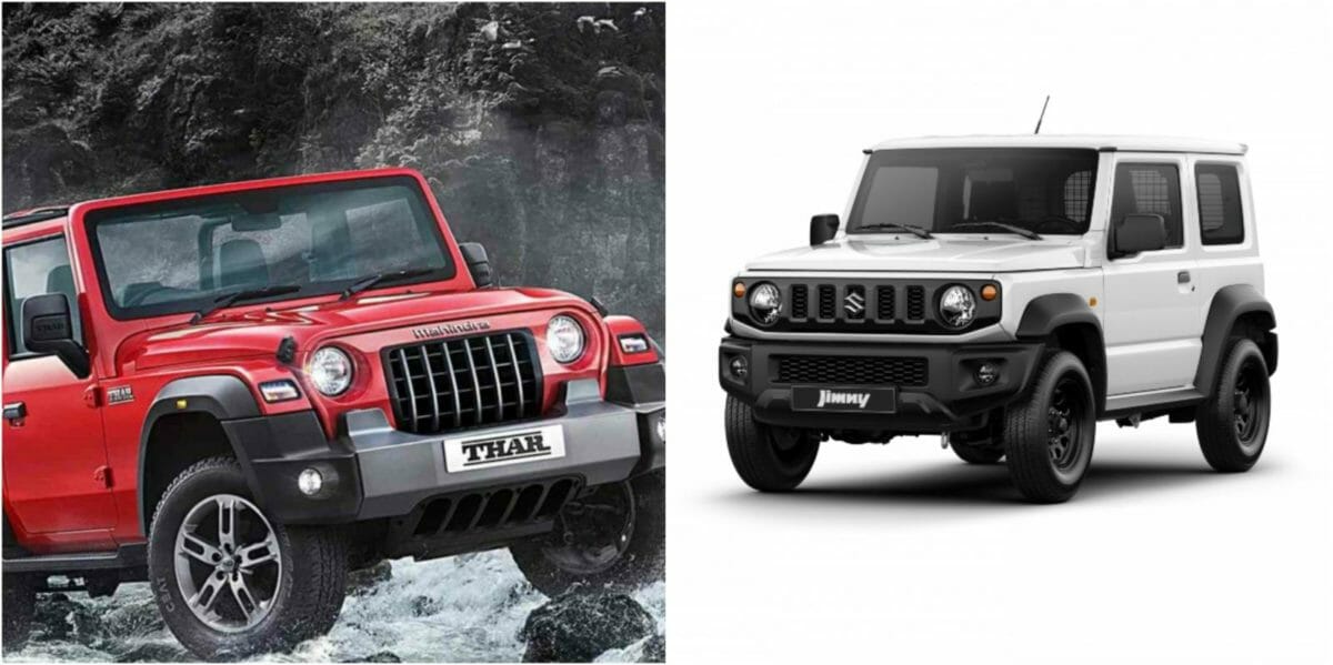 comparison thar vs jimny