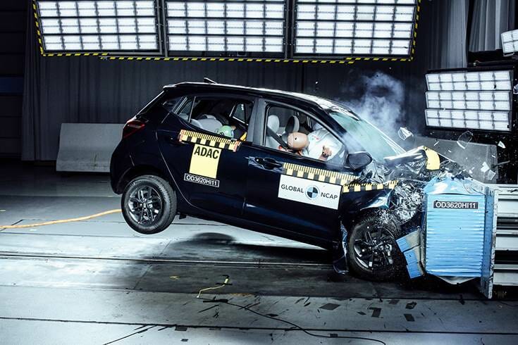 Hyundai i10 grand Nios Ncap test