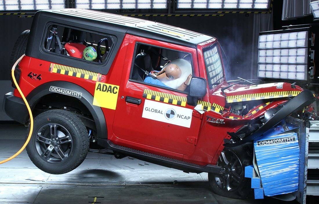 Mahindra Thar Global NCAP test