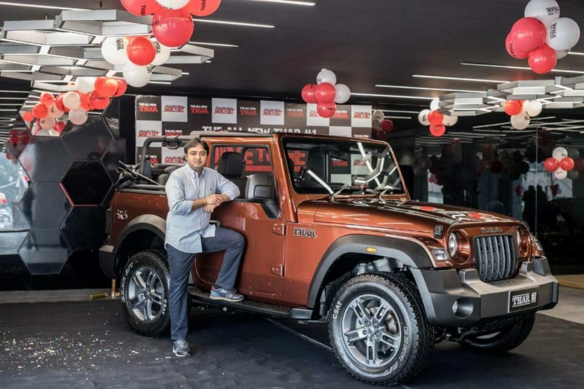 Mahindra Thar first unit