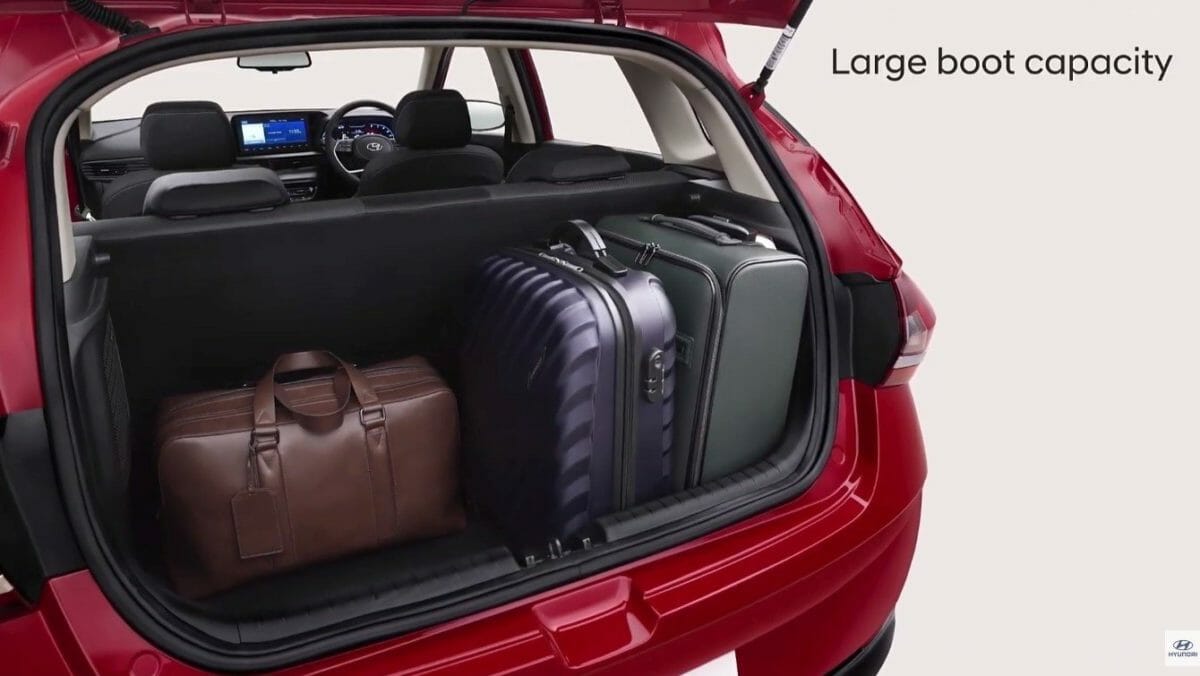 New Hyundai i20 boot space