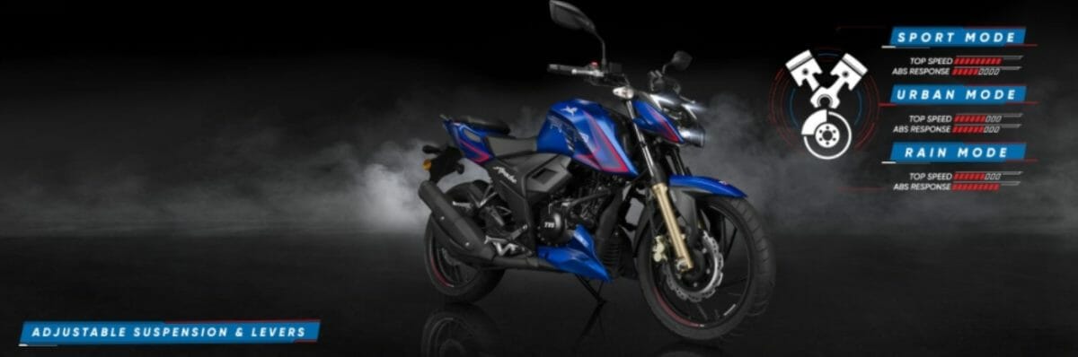 TVS Apache RTR 200 4V Ride modes