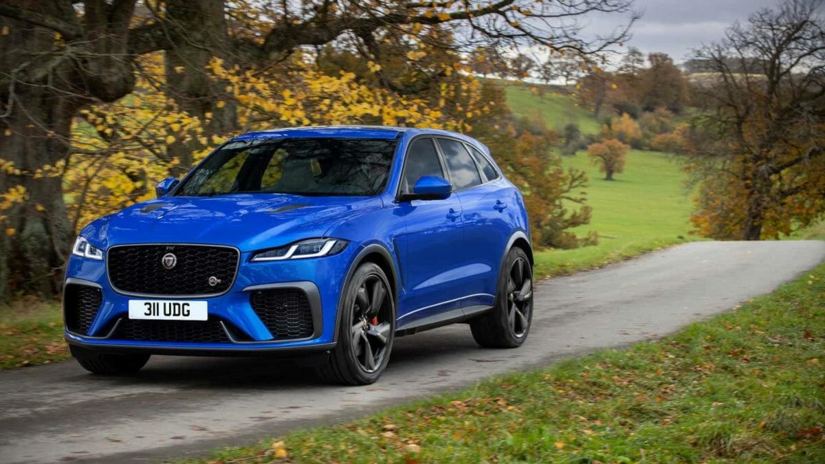 Jaguar f pace SVR front