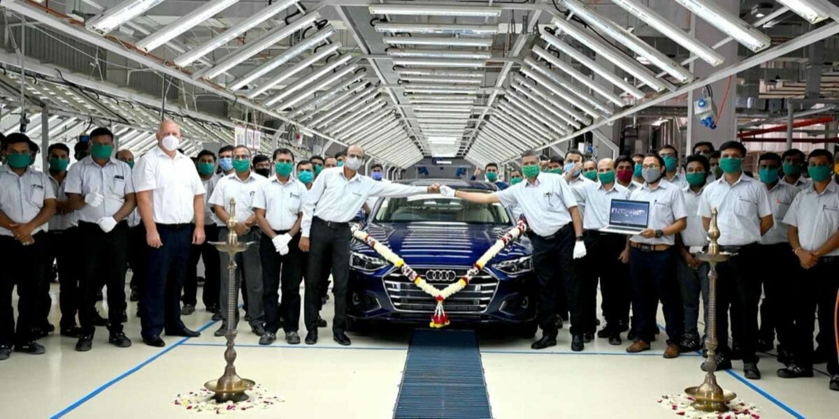 Audi A4 facelift assembly line (1)