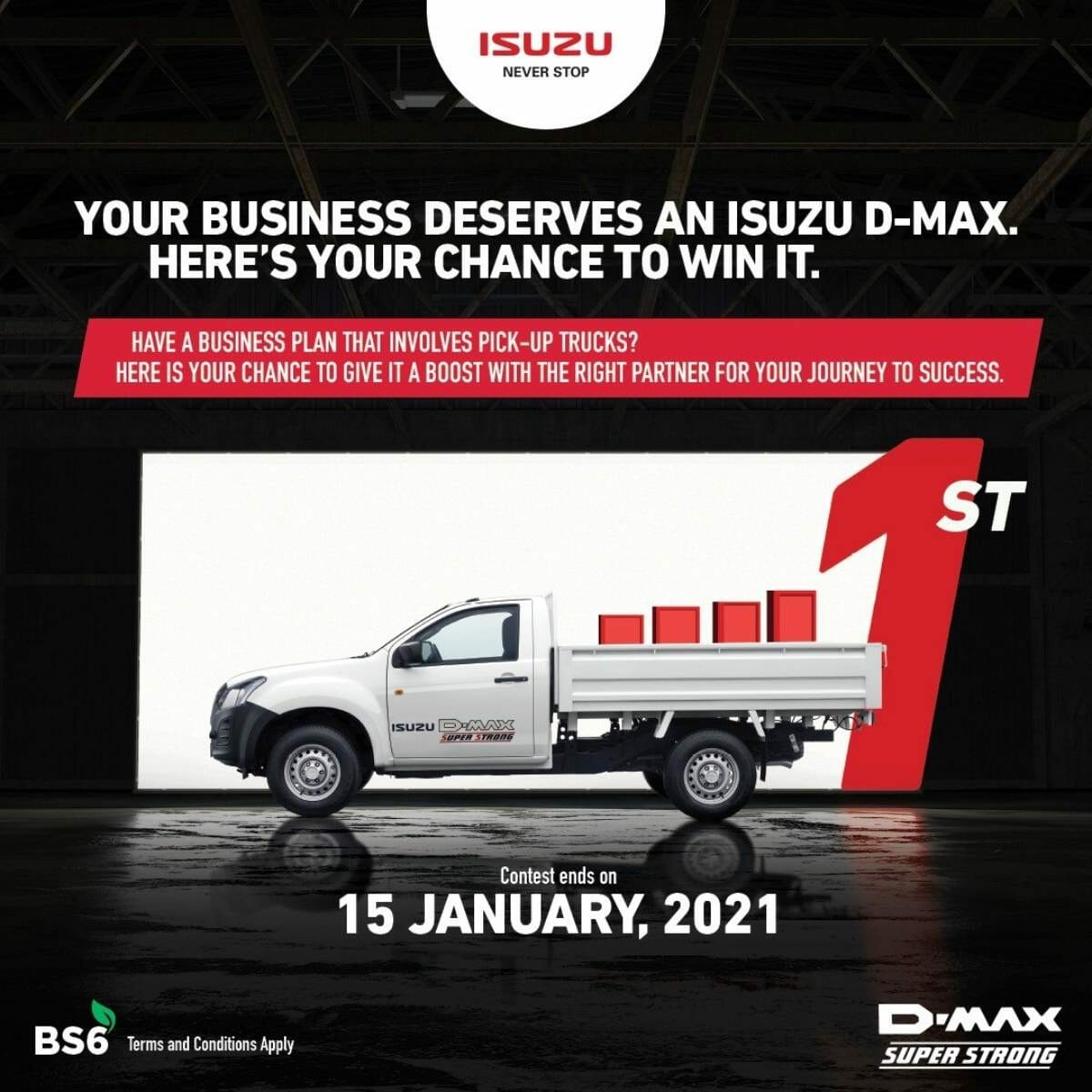 Isuzu d max contest