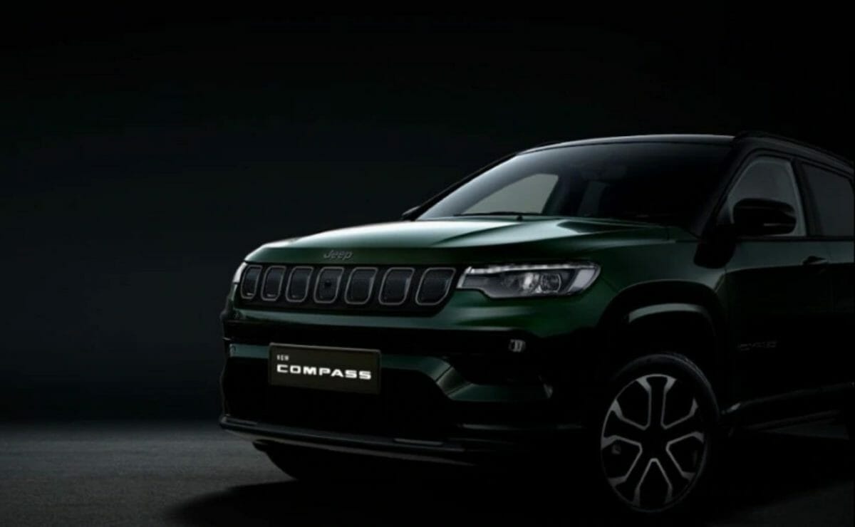Jeep compass facelift teased