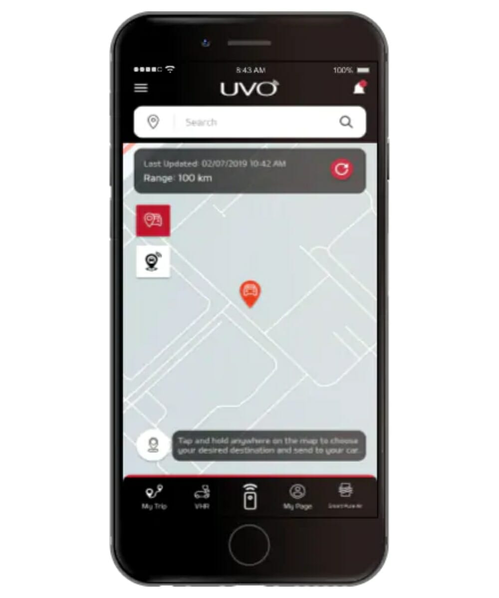 Kia Sonet UVO App