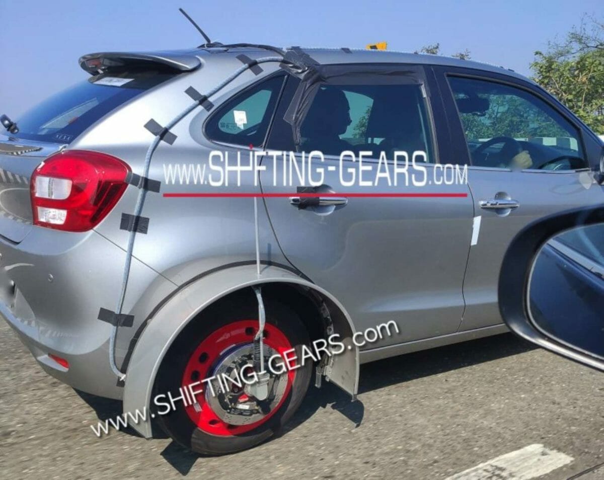 Maruti Suzuki Baleno 2021 hybrid spotted