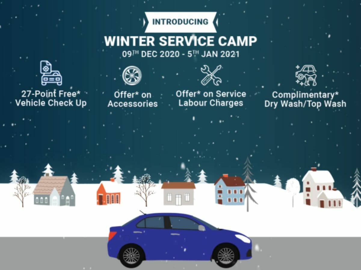 Maruti Suzuki winter service camp