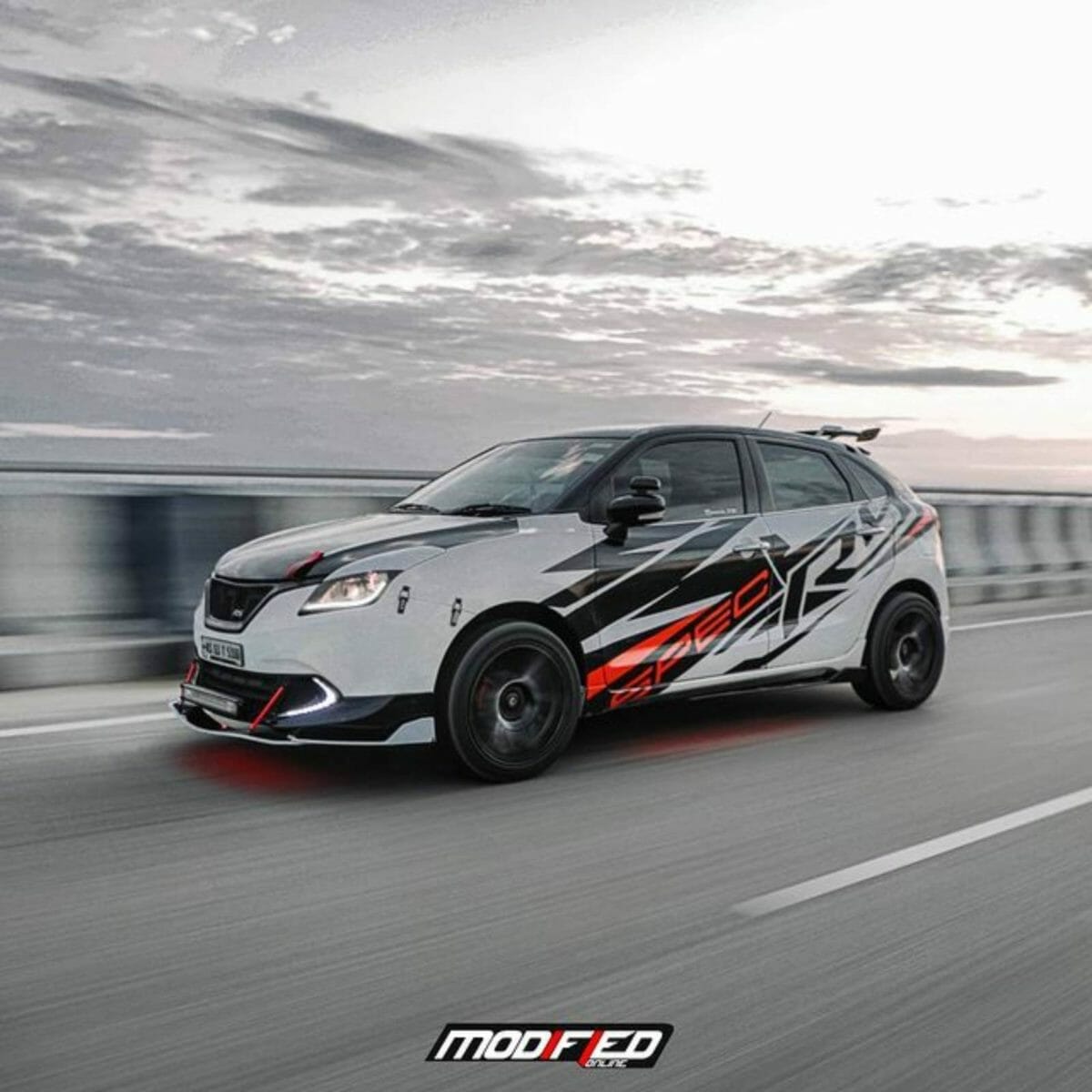 Maruti baleno modified