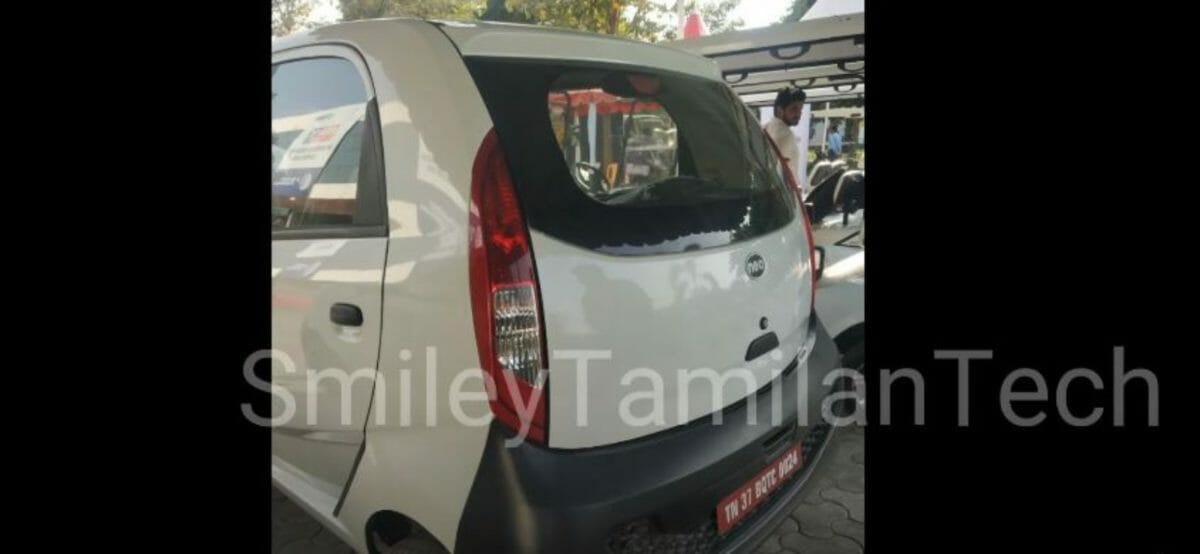 Tata Nano EV rear look