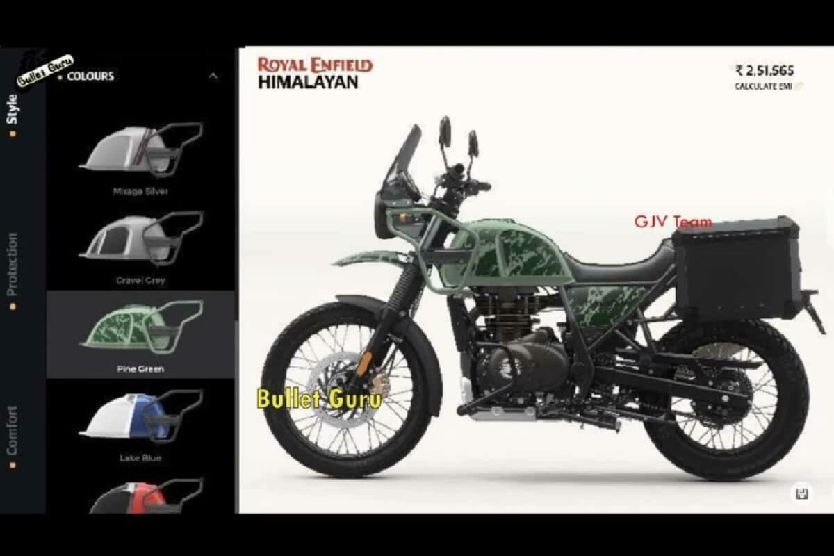 Royal enfield Himalayan leaked