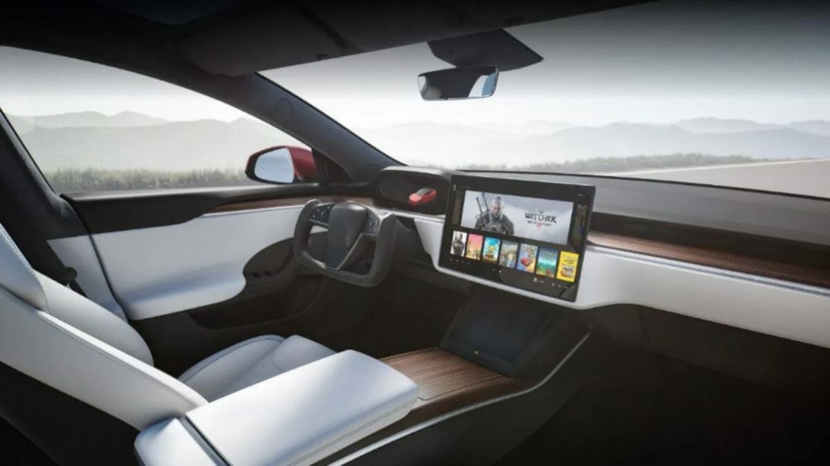 2021 Tesla Model S interiors