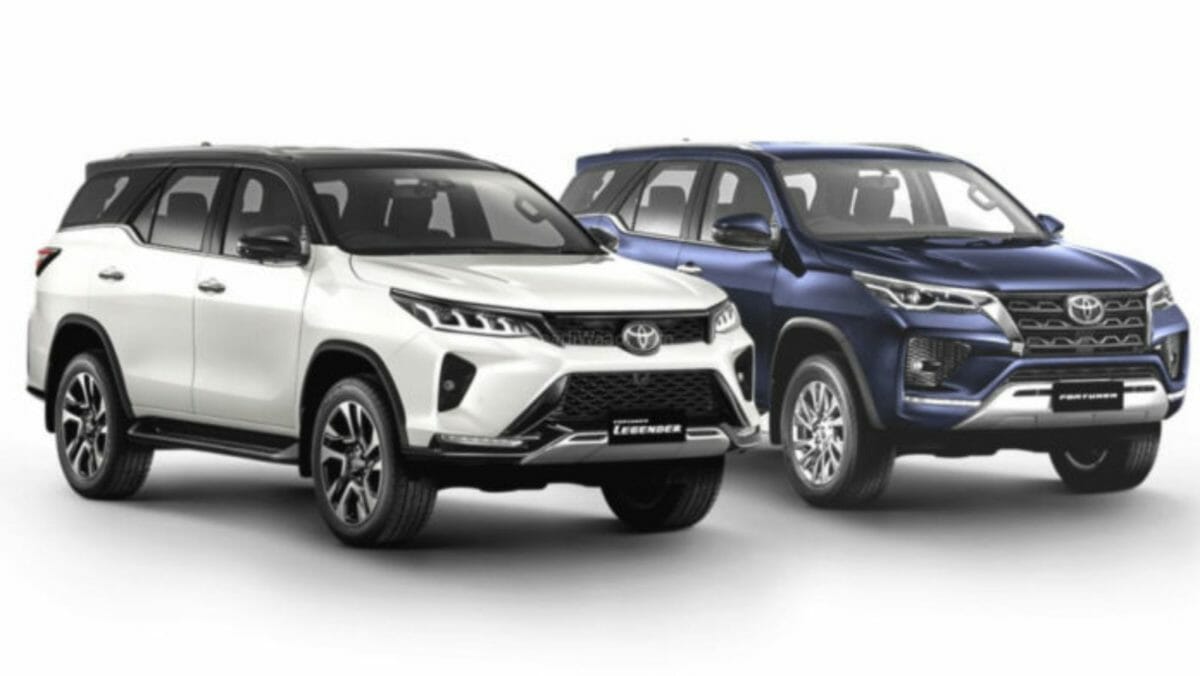 2021 Toyota Fortuner and Legender