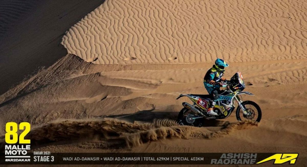 Ashish Raorane at Dakar 2021