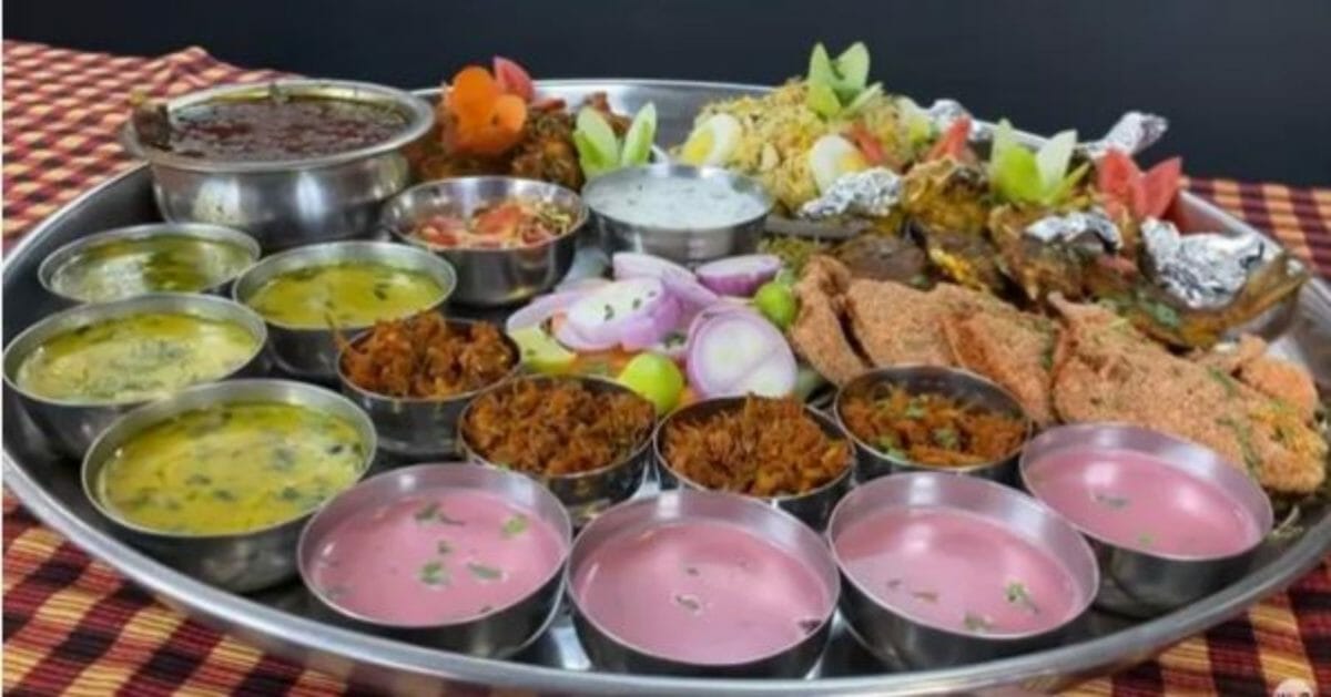 Bullet thali contents