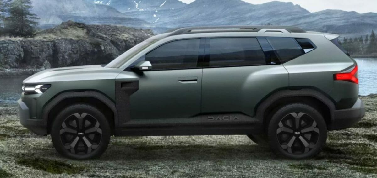 Dacia Bigster concept side look