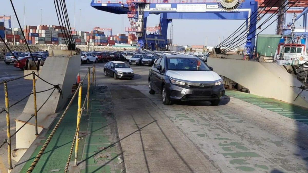 Export of Honda City to Left Hand Drive countries from India 1 (1)