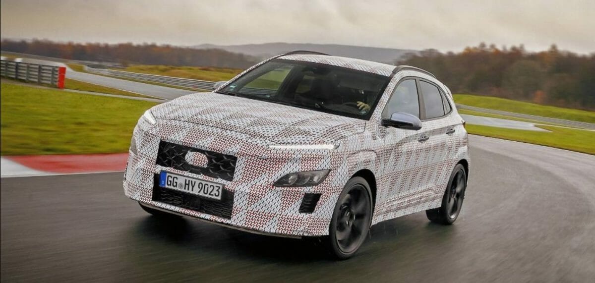 Hyundai Kona N spyshot front