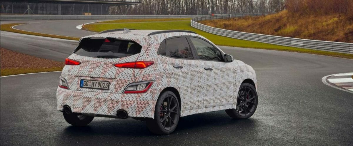 Hyundai Kona N spyshot rear