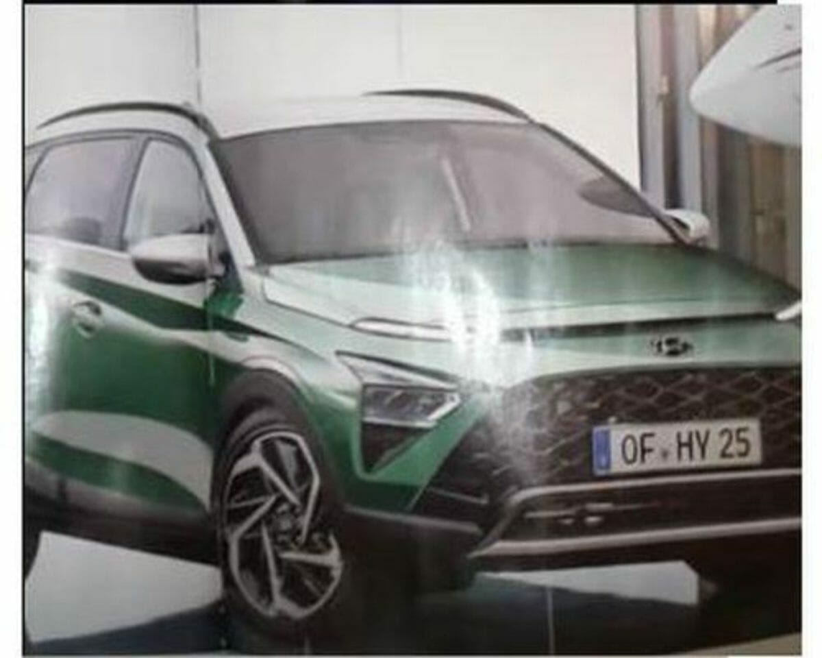 Hyundai bayon suv leaked