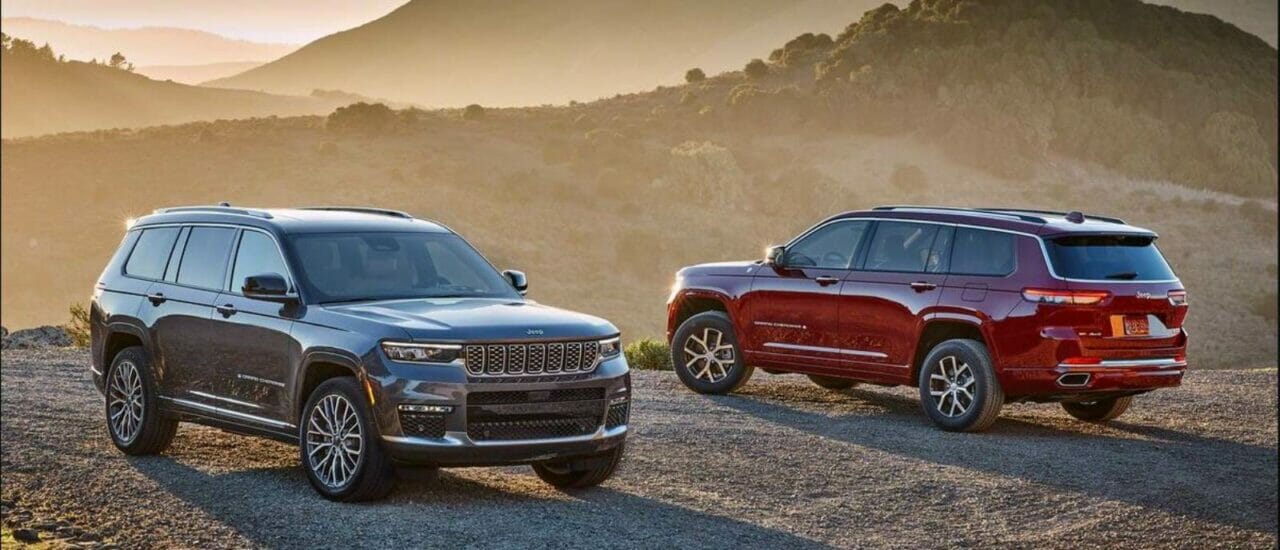 Jeep Grand Cherokee 2021 front and rear