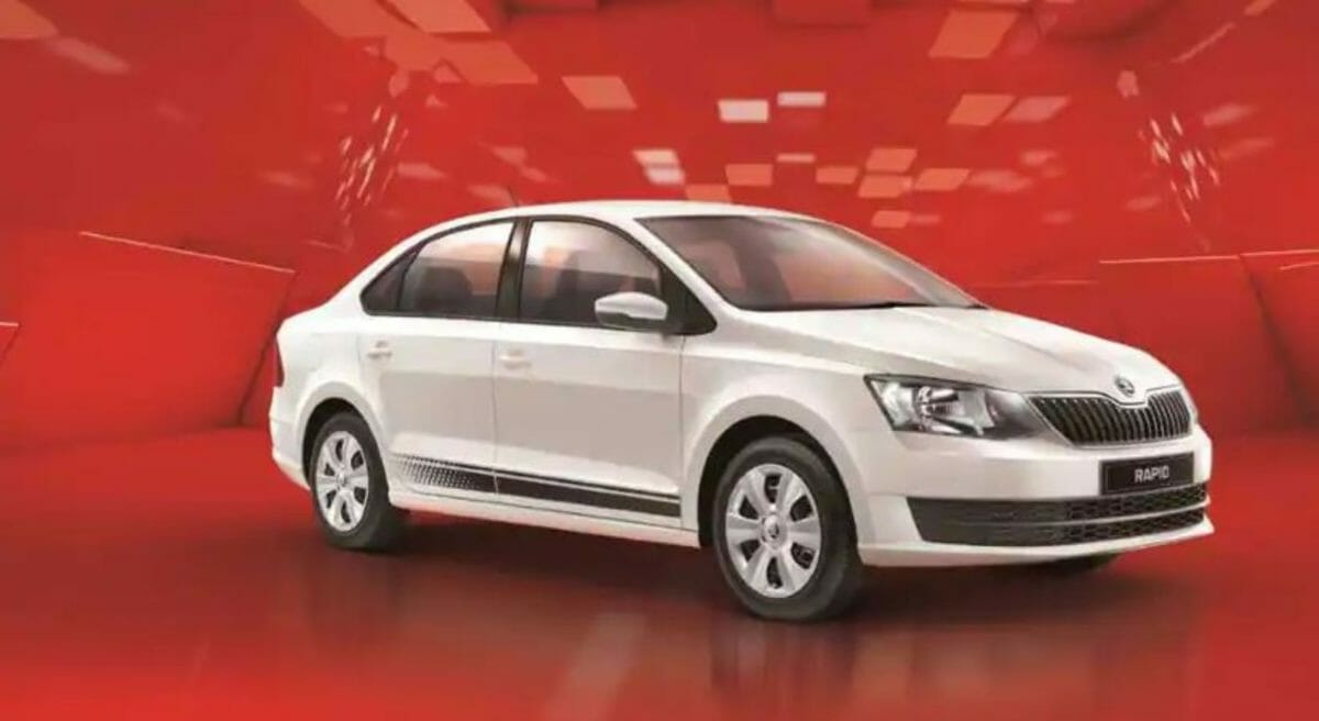 Skoda Rapid front  quarters